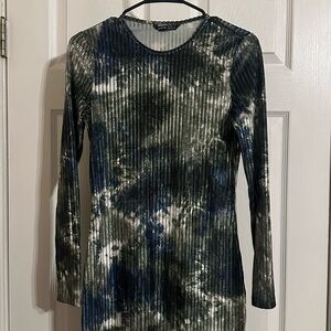 SHEIN Striped Sheer Top